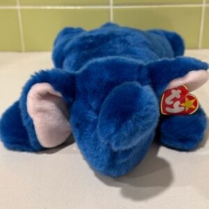 Ty Beanie Buddies Peanut the Royal Blue Elephant